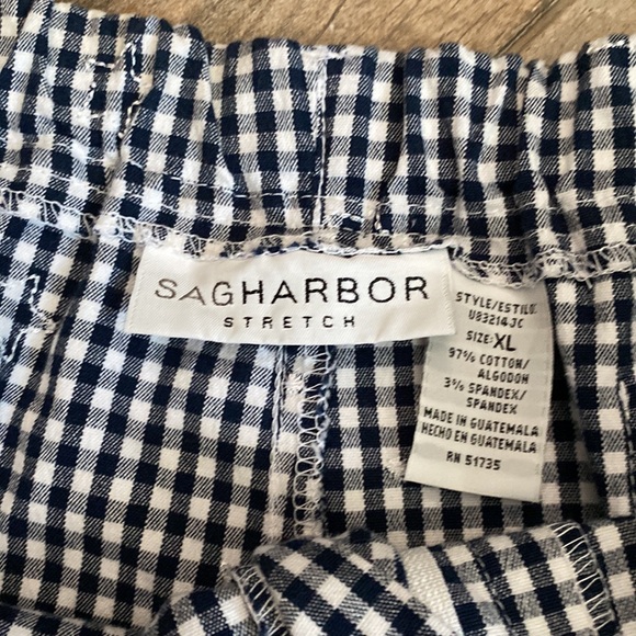 Vintage SagHarbor checkered Capris - Picture 4 of 10